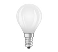 OSRAM Bombilla LED gota E14 1.2W mate 4000K 255lm EC:EPREL:1902975