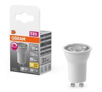 OSRAM Lámpara reflectora LED SPOT PAR11 GL 35, casquillo GU10, 3W, 230lm, 2700K, luz blanca cálida, optimo consumo de energía, larga vida, 100% de luz instantánea, sin tiempo de calentamiento
