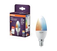 Osram Bombilla LED inteligente E14 | Luz vela B40 | Mate | 2700-6500K | Zigbee | 4,9 W (40 W)