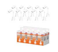 OSRAM Bombilla LED Renovation A75 Terminal Bloque, 4000 K, blanco neutro, 10 W, 1055 lm, color blanco, terminal de conexión, para obras de construcción, mudanzas, cable IP20 cm