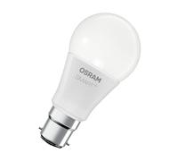 OSRAM Bombilla LED SMART+, forma de bombilla A60 RGBW B22D, compatible con Alexa y Google Home, blanco modulable, multicolor, Wi-Fi, diseño de filamento