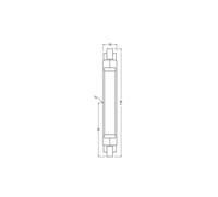 OSRAM Bombilla LED varilla R7s 117,6 mm 8W 827 Slim Line True