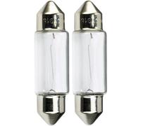 OSRAM bombilla ULTRA LIFE C5W 12 V 5 W SV8,5-8 con ABE | Medidas 11 x 35 mm, homologación E, apto para calle, sin registro, homologado, OEM OA6418ULTBLI2, 2 piezas