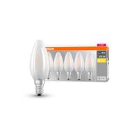 OSRAM bombilla vela LED E14 4W 2.700K 470lm 5 ud EC:EPREL:523071