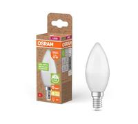 OSRAM Bombillas LED E14, LED Star B 25 Reciclaje 3,5W, 2700K blanco cálido, mate, 250 lm, 40% plástico reciclado, reemplaza bombillas tradicionales de 25W