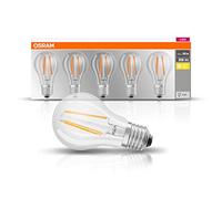 Osram Classic - Lámpara LED (Blanco cálido, A++, 50-60 Hz, 220 - 240 V, 7 kWh, 6 cm), paquete de 5 piezas