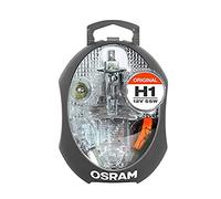 Osram CLKM H1 Estuche Equipado con una Lámpara para Faros, 12V y otras Importantes Cinco Lámparas de Repuesto Junto con Tres Fusibles Planos