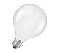 OSRAM con forma clásica de globo, con filamento LED decorativo en diseño esmerilado, A, E27, 5 W, 1055 lm, 6500 K, luz blanca diurna. Sin calentar, 100% luz inmediatamente.