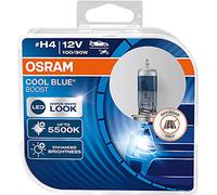Lámparas Osram H4 Cool Blue Boost 2 PZ Para Faros De Auto Luz Fría 5500K