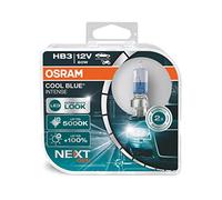 OSRAM COOL BLUE INTENSE HB3, +100% más de brillo, hasta 5000 K, lámpara de faro halógena, aspecto LED, caja dúo (2 lámparas)