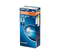 OSRAM COOL BLUE INTENSE W5W, hasta 4.000 K, lámpara de señalización halógena, caja plegable (10 lámparas)