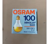 OSRAM Decolux Gold 100W E27 Cúpula Dorada