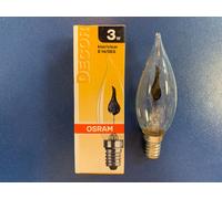 OSRAM DECOR B FLICKER 3 CLARO 240V 3W E14 240 Volt