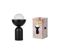 OSRAM DECOR Cuenco Lámpara de mesa E14 Vidrio Negro 200mm | Decor Bowl, Indoor Wall Lighting, Negro, 200 mm dia, Paquete de 1