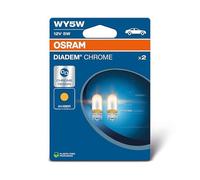 OSRAM DIADEM Cromo, WY5W, Doble Blister (2 lámparas)