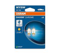 OSRAM DIADEM Cromo, WY5W, Doble Blister (2 lámparas)
