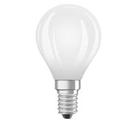 OSRAM Dimmbare Filament LED Lampe mit E14 Sockel, Warmweiss (2700K), Tropfenform, 6.5W, Ersatz für 60W-Glühbirne, matt, LED Retrofit CLASSIC P DIM
