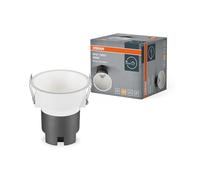 OSRAM Downlight empotrable SPOT TWIST, blanco, 10W, 800lm, 830 WT, 93mm de diámetro, color de luz blanco cálido, hasta un 90% de ahorro de energía en comparación con los downlights halógenos, fácil