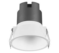 OSRAM Downlight empotrable SPOT TWIST, blanco, 10W, 800lm, 830 WT, 93mm de diámetro, color de luz blanco cálido, hasta un 90% de ahorro de energía en comparación con los downlights halógenos, fácil
