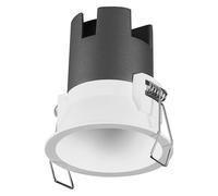 OSRAM Downlight empotrable SPOT TWIST, blanco, 5W, 400lm, 830 WT, 70mm de diámetro, color de luz blanco cálido, hasta un 90% de ahorro de energía en comparación con los downlights halógenos, fácil