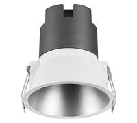 OSRAM Downlight empotrable SPOT TWIST, plateado, 10W, 800lm, 840 WT, 93mm de diámetro, temperatura de color blanco frío, hasta un 90% de ahorro de energía en comparación con los downlights halógenos,