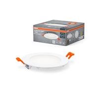 OSRAM Downlight Slim 120mm, luz LED empotrable, 8W, blanco neutro 4000K, 550 lúmenes, diseño plano, IP20, fácil instalación para salones y cocinas