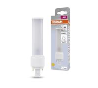 OSRAM Lámpara LED DULUX D 13 para casquillo G24D-1, 5 vatios, 660 lúmenes, blanco frío (4000K), giratoria, sustituye a la lámpara Dulux convencional de 13W