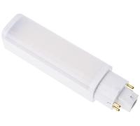 OSRAM DULUX D/E 18 Lámpara LED para casquillo G24Q-2, 7 vatios, 700 lúmenes, blanco cálido (3000K), giratoria, sustituye a la lámpara Dulux convencional de 18W