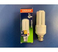 OSRAM DULUX EL Lámpara Compacta Fluorescente 15W 2700K B22d 900lm Sensor