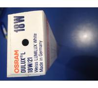 OSRAM DULUX L18W/21 Blanco LUMILUX Tubo Fluorescente Compacto Base 2G11