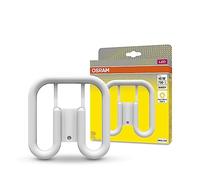 OSRAM DULUX LED SQ16 EM, GR8, 7W, 720 lm, 3500K, luz blanco cálido, reemplazo LED de fluorescentes compactos convencionales, casquillo enchufable GR8 2 pines, larga vida, sin tiempo calentamiento