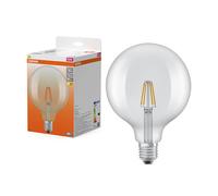 Osram E27 bombilla LED | Globo G125 | Filamento | Transparente | 2700K | 3,4 W (40 W)