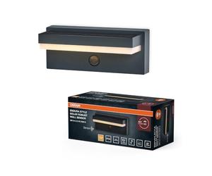OSRAM ENDURA ESTILO SOLAR+USB ROBUST SENSOR Wall IP54 USB Dark Grey