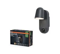 Osram ENDURA - Sensor redondo USB ajustable IP54, color gris oscuro