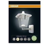 Osram ENDURA STYLE Linterna Classic Up Luz LED 10W=50W Blanco 640Lm Caliente