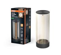 OSRAM Endura Style - Mesa decorativa con filtro (USB, IP54) | Filamento Endura Style Decor para exteriores (especial), color gris oscuro, 92 mm de diámetro, 15000 h, 1 paquete