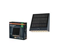 OSRAM ENDURA Style SOLAR BRIGHT SENSOR Wall Fin IP54 Dark Grey