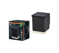 OSRAM ENDURA STYLE SOLAR WALL luminaria de exterior, 0,5W, 50lm, gris oscuro, iluminación indirecta, batería recargable, clase de protección IP44, temperatura de color 3.000K