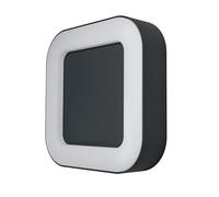 OSRAM ENDURA Style Square lámpara LED pared/techo exterior gris oscuro, aluminio, eficiencia energética, IP44, terraza/balcón