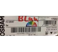 OSRAM FH Lámpara Fluorescente T5 54W/67 HE Tubo Neón Azul