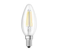 OSRAM Filament LED Lampe mit E14 Sockel, Kerzenform, Warmweiss (2700K), 6W, Ersatz für 60W-Glühbirne, LED Retrofit CLASSIC B
