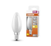 OSRAM Filament LED Lampe mit E14 Sockel, Warmweiss (2700K), Kerzenform, 6W, Ersatz für 60W-Glühbirne, matt, LED Retrofit CLASSIC B