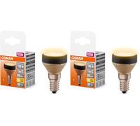 OSRAM Flat Lamp, lampada LED ultra-compatta e piatta con attacco E14, sostituisce le lampadine tradizionali da 28W, bianco caldo, economica con un consumo di 3.5W, non dimmerabile, confezione da 1
