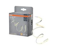 OSRAM FLEX COB tiras COB decorativas con luz blanca cálida y conexión USB tipo A, 830 blanco cálido, no regulable, amarillo, silicona, 1,5m, fuentes de luz no sustituibles