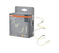 OSRAM FLEX COB tiras COB decorativas con luz blanca cálida y conexión USB tipo C, 830 blanco cálido, no regulables, amarillo, silicona, 1,5m, fuentes de luz no sustituibles