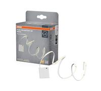 OSRAM FLEX tiras COB decorativas con batería, luz blanca cálida, 2 m, 3,3W, 150lm, 3000 K, 830 blanco cálido, IP20, amarillo, silicona, fuente de luz no sustituible