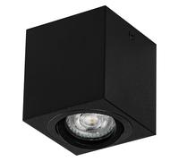 OSRAM Foco de techo cuadrado Spot Surface, negro GU10
