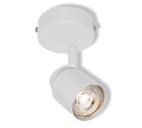 OSRAM Foco de techo LED SPOT Primal GU10, redondo, blanco, metal, ajustable, compacto, reemplazable
