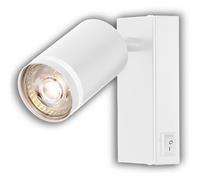 OSRAM Foco de techo LED Spot Pulse GU10, redondo, blanco, aluminio/acero/policarbonato, anillo, interruptor ON/OFF