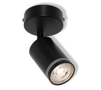 OSRAM Foco de techo LED Spot Pulse GU10, redondo, negro, Aluminio/Acero/Policarbonato, Anillo, ajustable